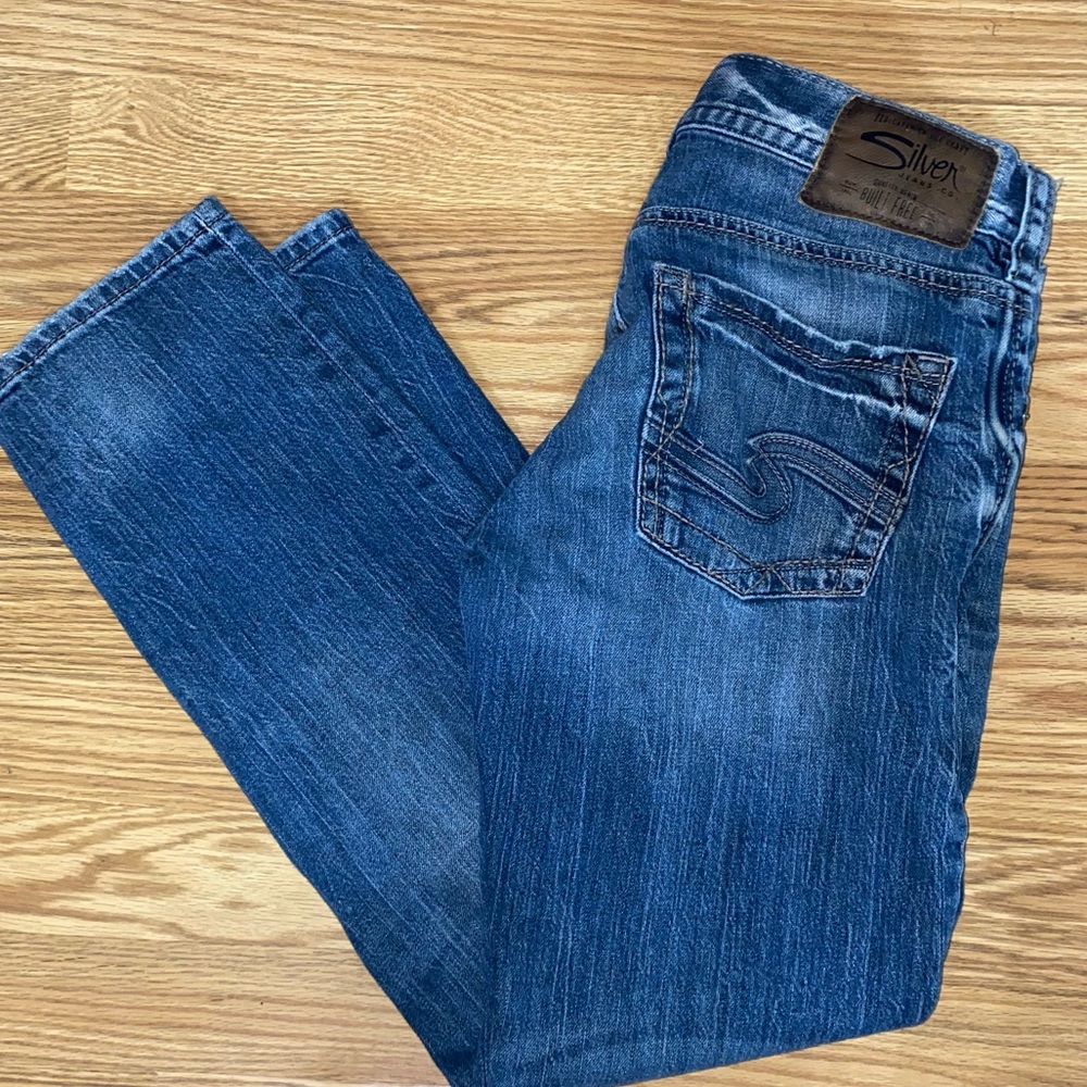Silver Allan Jeans 30x30